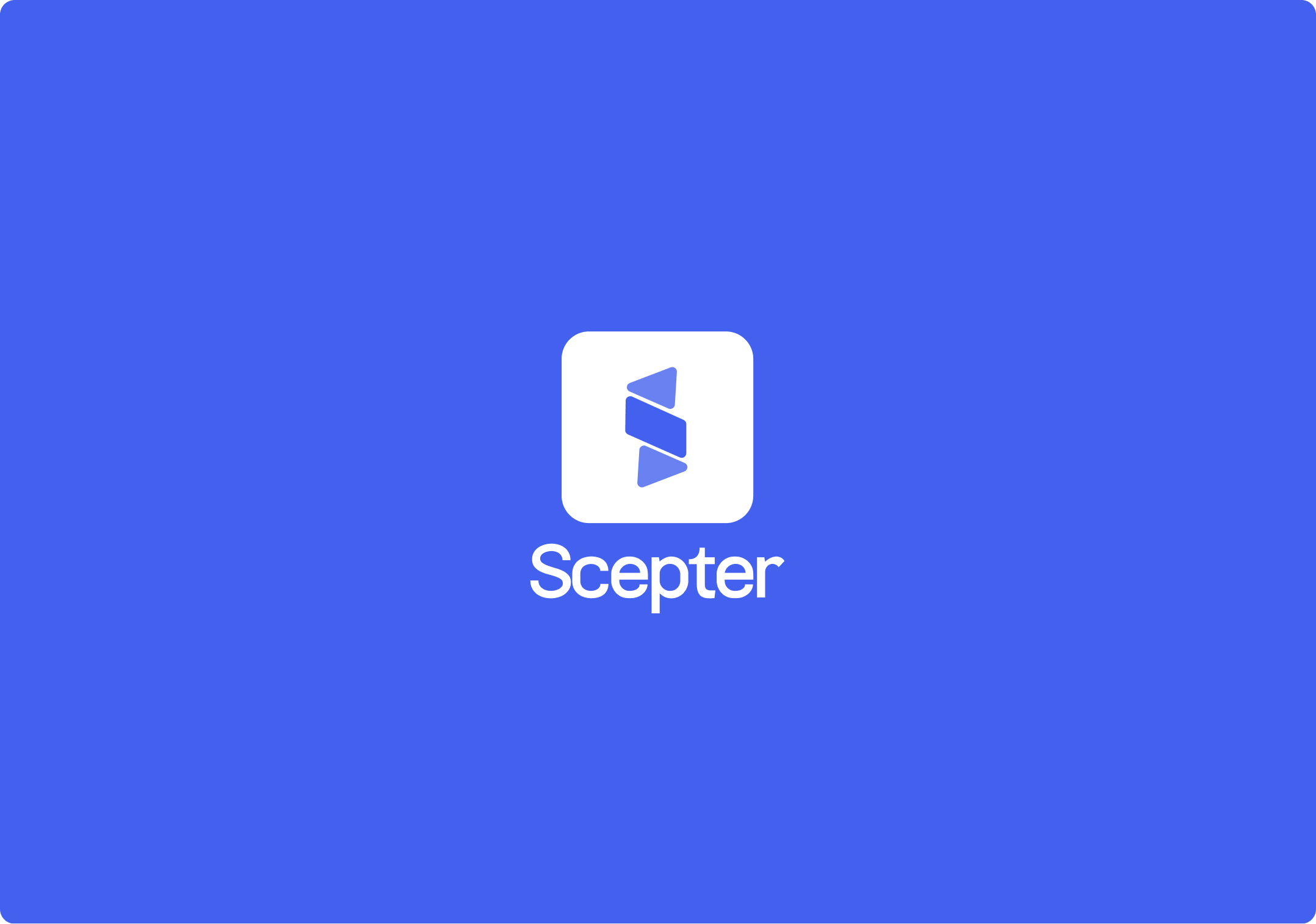 Scepter final blue brand lockup