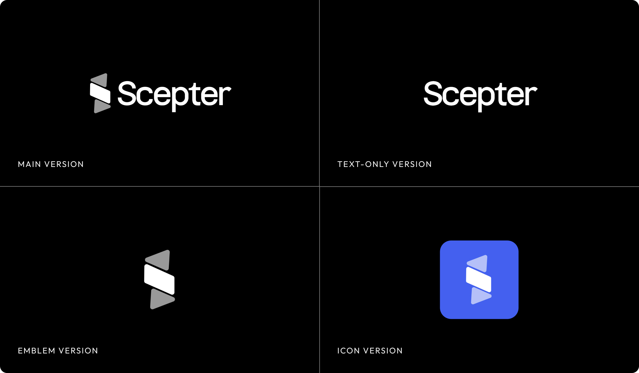 Scepter logo variation board